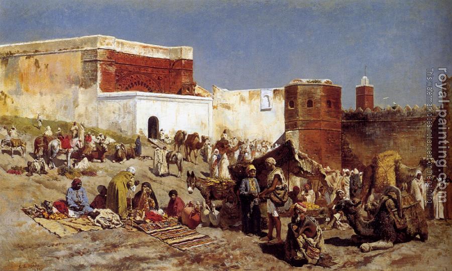 Edwin Lord Weeks : Moroccan Market II